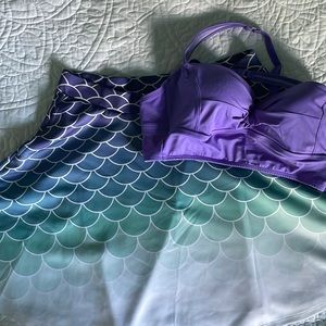 Her Universe x Disney Little Mermaid Skater Skirt